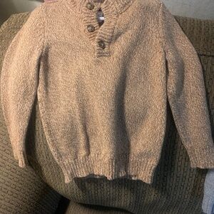 Toddler boys 3T “Carter’s” dark beige sweater so adorable.  Brand new Never worn